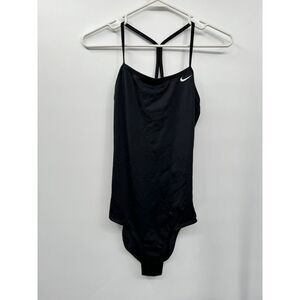 Nike Girls' Racerback‎ One Piece Swimsuit XLARGE Black